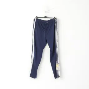 Adidas Men D10 F204 XXL Sweatpants Navy Vintage Snap Side Track Trousers