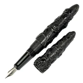 Benu Skull & Roses Fountain Pen Crow