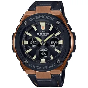 Casio G-SHOCK G-STEEL Series Tough Leather Men's Watch - GSTS120L-1A