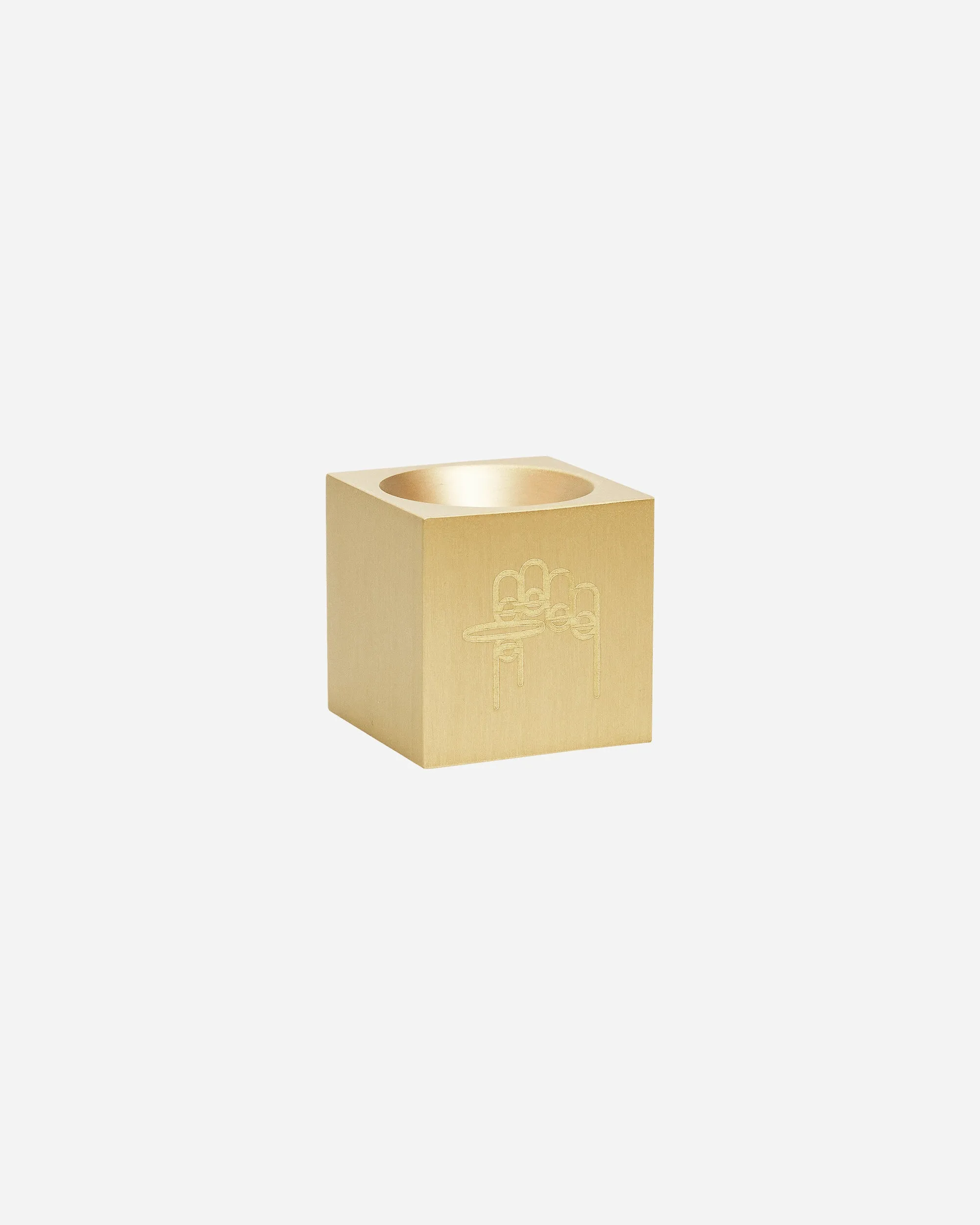 Cube Burner Brass