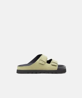 Pause Suede Comfort Sandal - Men | Green